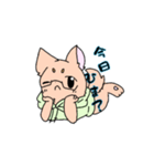 一柴andおおかみさん（個別スタンプ：19）