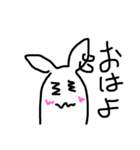 ピアスうさぎ（個別スタンプ：2）