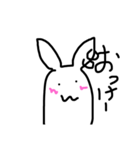 ピアスうさぎ（個別スタンプ：3）