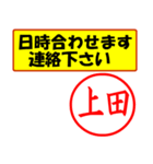 はんこだポン上田様用、顔文字と猫写真付（個別スタンプ：1）