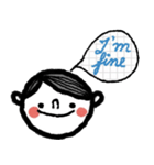 I am fine, Thank you and you？（個別スタンプ：1）