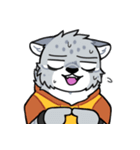 Snow Leopard With His Friends（個別スタンプ：7）