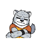 Snow Leopard With His Friends（個別スタンプ：8）