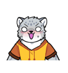 Snow Leopard With His Friends（個別スタンプ：9）