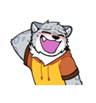 Snow Leopard With His Friends（個別スタンプ：10）