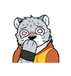 Snow Leopard With His Friends（個別スタンプ：13）