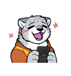 Snow Leopard With His Friends（個別スタンプ：14）