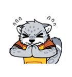 Snow Leopard With His Friends（個別スタンプ：18）