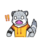 Snow Leopard With His Friends（個別スタンプ：21）