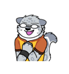 Snow Leopard With His Friends（個別スタンプ：24）
