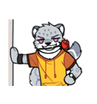 Snow Leopard With His Friends（個別スタンプ：28）
