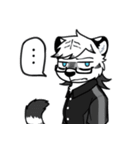 Snow Leopard With His Friends（個別スタンプ：38）