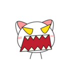 Qucing: Daily White Cat（個別スタンプ：4）