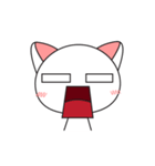 Qucing: Daily White Cat（個別スタンプ：11）