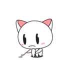 Qucing: Daily White Cat（個別スタンプ：12）