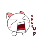 Qucing: Daily White Cat（個別スタンプ：14）