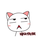 Qucing: Daily White Cat（個別スタンプ：16）