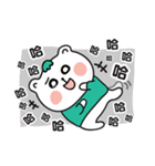 Aichi bear ＆ Dotty chick（個別スタンプ：3）