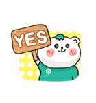 Aichi bear ＆ Dotty chick（個別スタンプ：33）