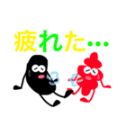 黒豆とチョロギ（個別スタンプ：21）