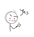 Round Head Guys.（個別スタンプ：14）