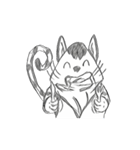 onigiri cat come on（個別スタンプ：14）
