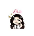Little Girl in school Lesson 2（個別スタンプ：9）