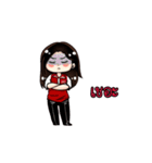 Little Girl in school Lesson 2（個別スタンプ：17）