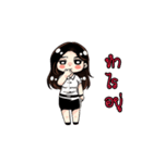 Little Girl in school Lesson 2（個別スタンプ：19）