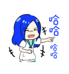 The high school student 's mouth（個別スタンプ：14）