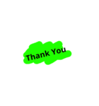 thank you word（個別スタンプ：2）