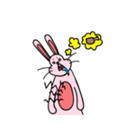 Braces rabbit's life（個別スタンプ：17）