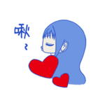 Blue girl~（個別スタンプ：2）