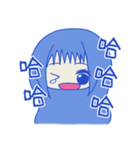 Blue girl~（個別スタンプ：26）