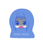 Blue girl~（個別スタンプ：28）