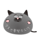 gray cat named gomadango Chinese ver.（個別スタンプ：13）