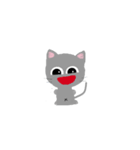 Grey meow（個別スタンプ：5）