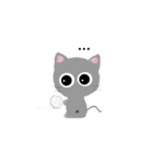 Grey meow（個別スタンプ：7）