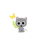 Grey meow（個別スタンプ：8）