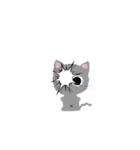 Grey meow（個別スタンプ：9）