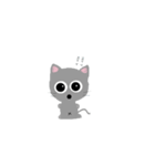 Grey meow（個別スタンプ：11）