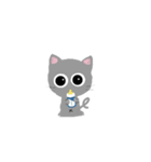 Grey meow（個別スタンプ：16）