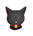 黒猫ルカ（個別スタンプ：32）