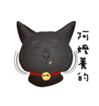 black cat RUKA（個別スタンプ：8）