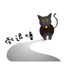 black cat RUKA（個別スタンプ：14）