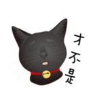black cat RUKA（個別スタンプ：16）