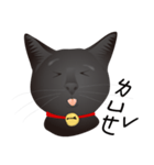 black cat RUKA（個別スタンプ：17）