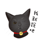 black cat RUKA（個別スタンプ：19）