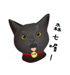 black cat RUKA（個別スタンプ：28）