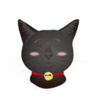 black cat RUKA（個別スタンプ：30）